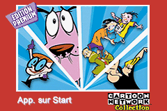 Gameboy Advance Video: Cartoon Network Collection title screen for GameBoy Advance